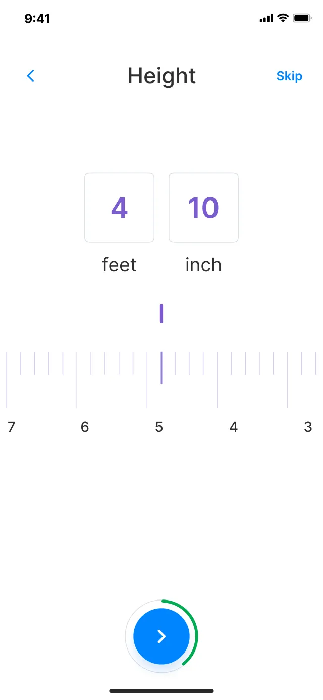 health-visual-height