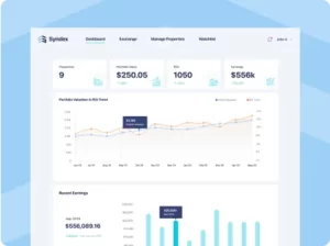 Dashboard UX Design of Client Named Syndex