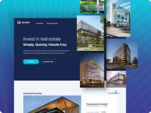 Website UX Design of Client Named Syndex