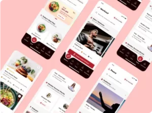 App UX Design of SnapFitness Mobile Application created by UXTeam