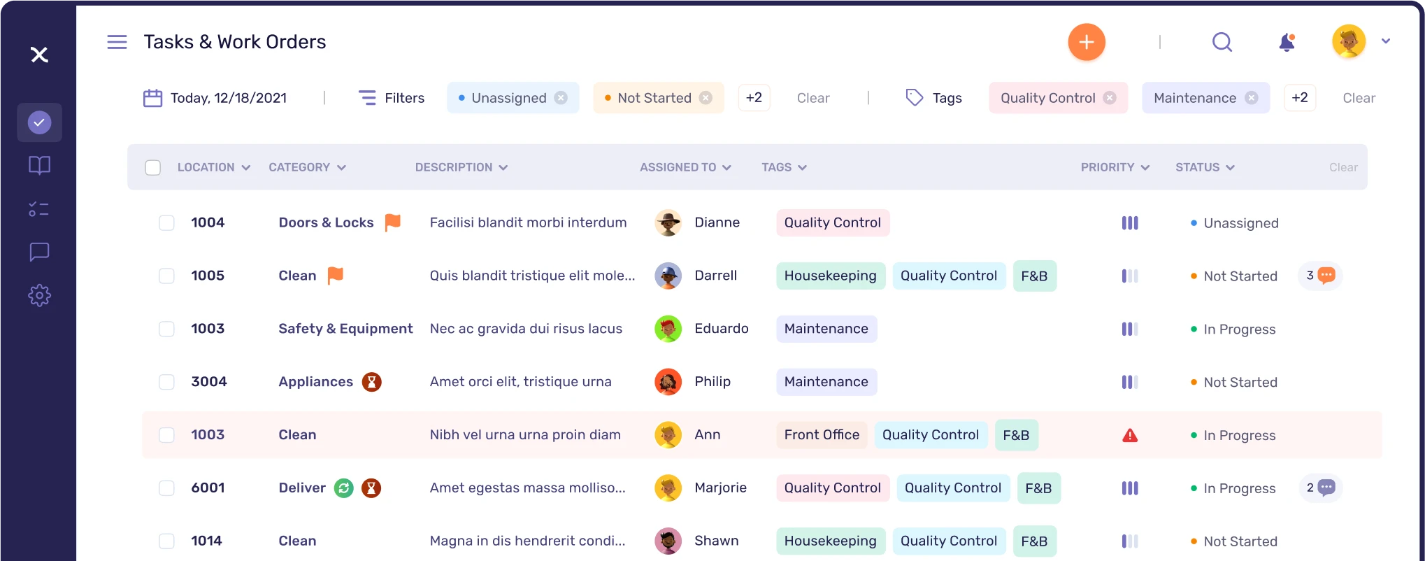 Image of the dashboard of the Xenia application-2x
