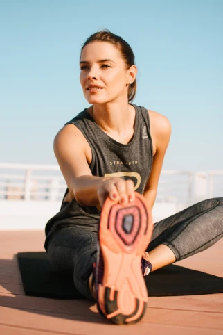 women doing yoga